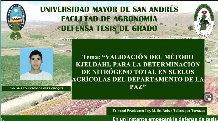 Validación de Método Kjeldahl