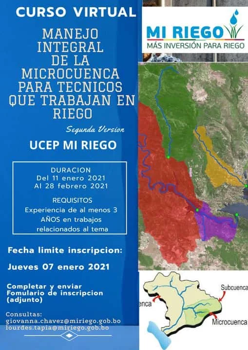 Micro cuenca en riego