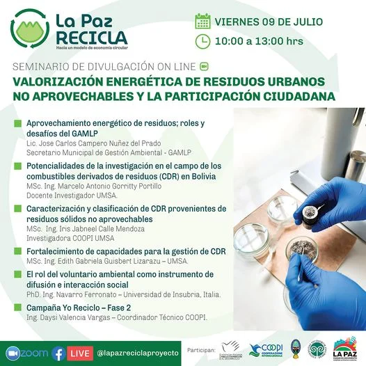 RESIDUOS URBANOS NO APROVECHABLES
