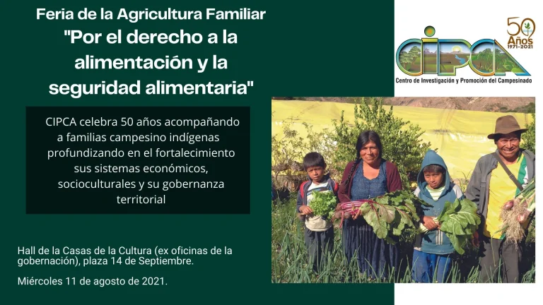 FERIA DE AGRICULTURA FAMILIAR – Cochabamba.