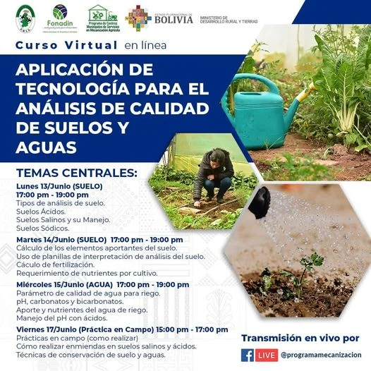 CURSO: CALIDAD DE SUELOS Y AGUA
