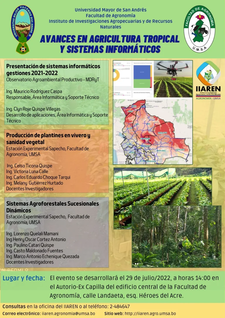 AGRICULTURA E INFORMÁTICA – LP.