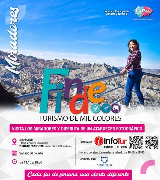 ATARDECER EN MIRADORES DE LA PAZ