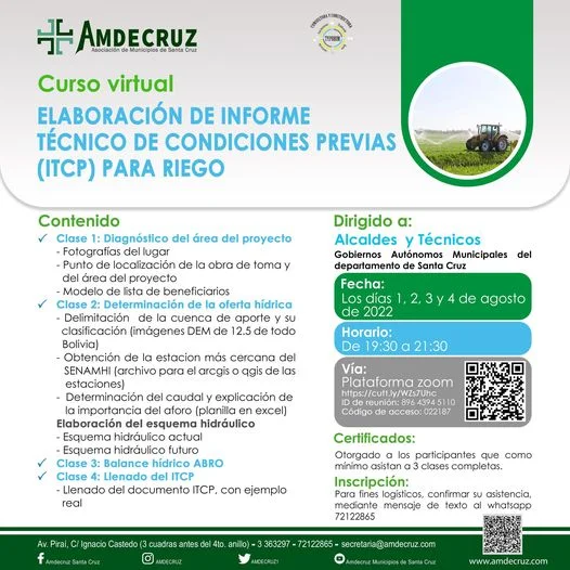 INFORME ITCP PARA RIEGO
