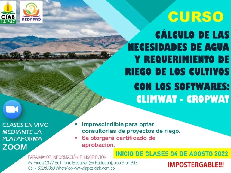 REQUERIMIENTO DE RIEGO DE CULTIVOS