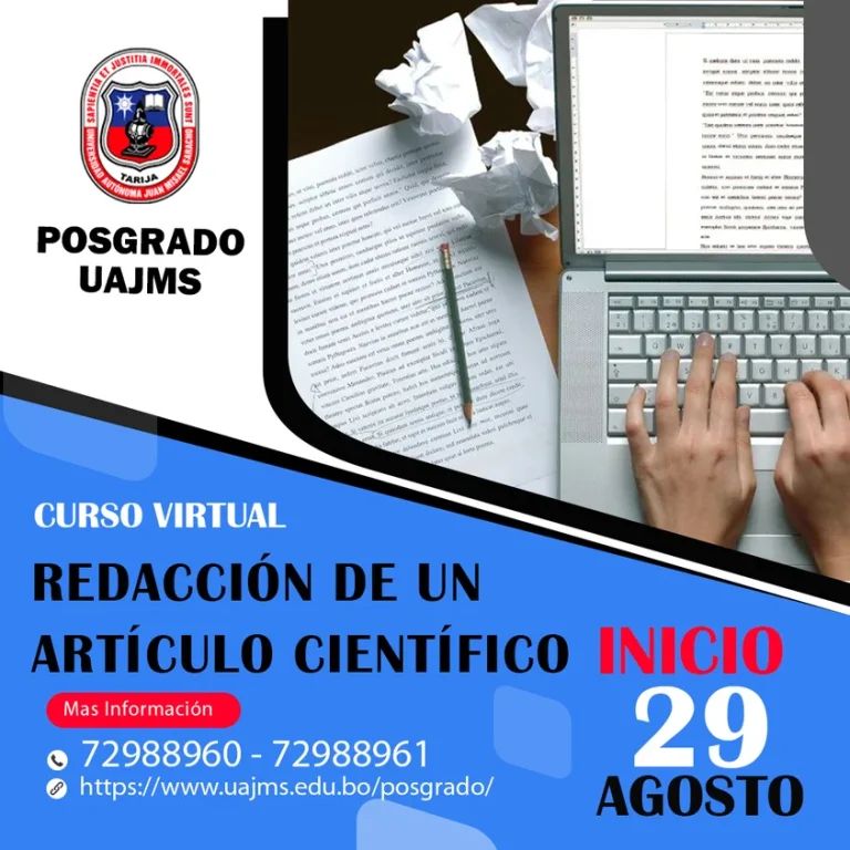 REDACCIÓN DE ARTÍCULOS CIENTÍFICOS