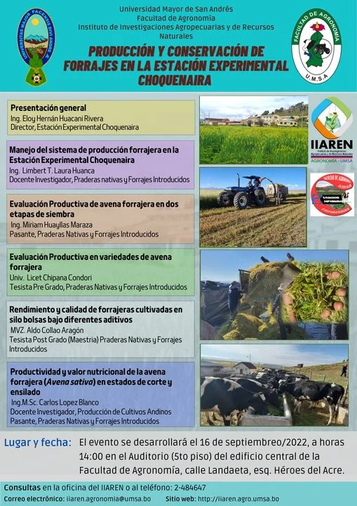 CONSERVACIÓN DE FORRAJES – LP.
