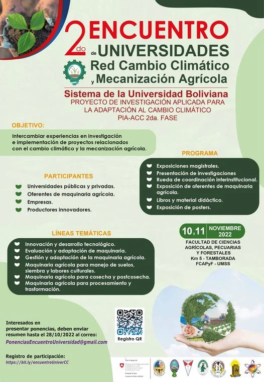 MECANIZACIÓN AGRÍCOLA – CBBA.