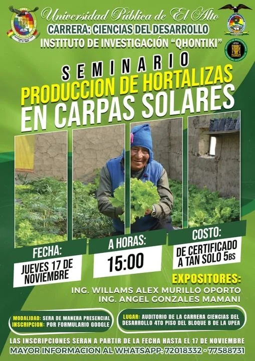 PRODUCCIÓN DE HORTALIZAS – LP.