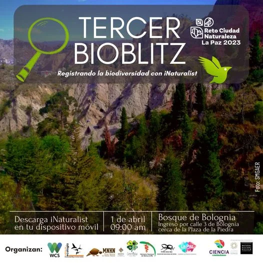 BIOBLITZ, en La Paz, el 1/abril,