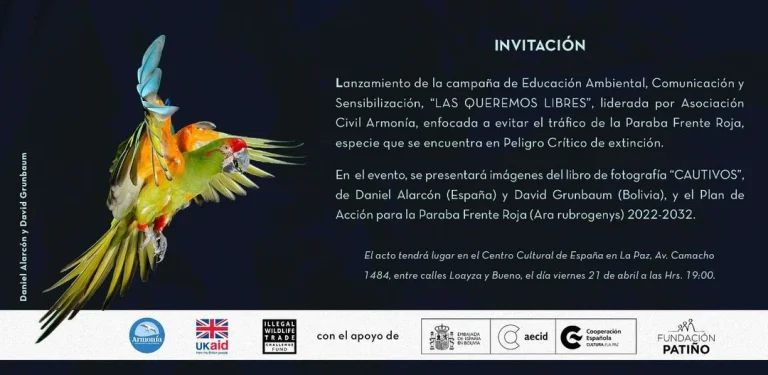 Campaña LAS QUEREMOS LIBRES, en La Paz, el 21/abril.