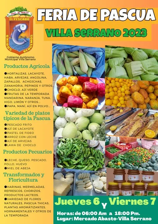 FERIA PRODUCTIVA EN VILLA SERRANO, en Chuquisaca, el 6 y 7/abril.