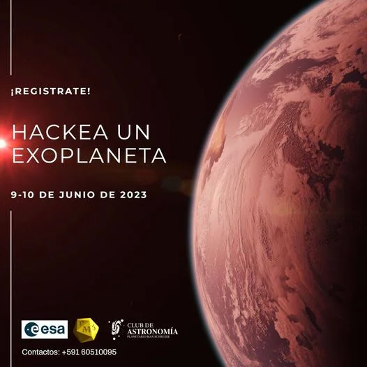 HACKEA UN EXOPLANETA, el 9 y 10/junio.
