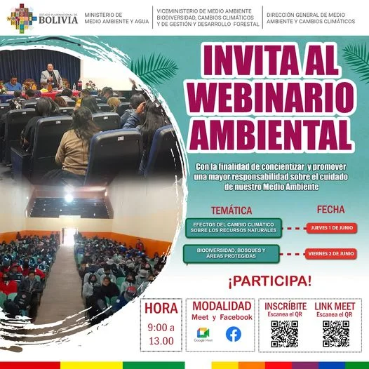 Seminario AMBIENTAL, virtual, el 1 y 2/junio.