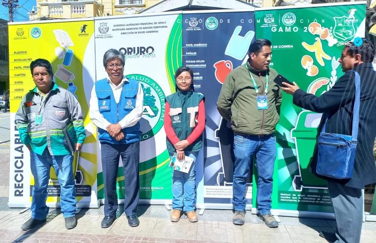 FERIA CONCIENTIZACIÓN – RECICLAJE, en Oruro, el 17/mayo.