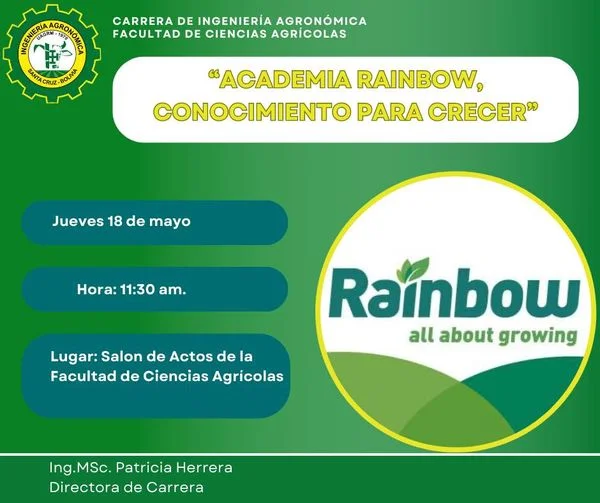 Charla PROTECCIÓN DE CULTIVOS, en santa Cruz, el 18/mayo.