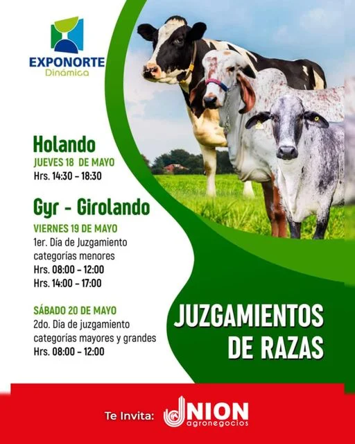 JUZGAMIENTO DE RAZAS, en Santa Cruz, el 19 y 20/mayo.