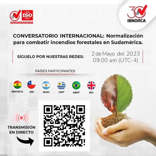 Conversatorio NORMALIZACIÓN INCENDIOS FORESTALES, virtual, el 2/mayo.