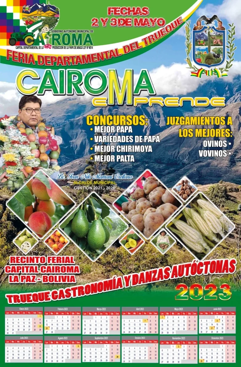 FERIA DEL TRUEQUE, en La Paz, el 2 y 3/mayo.