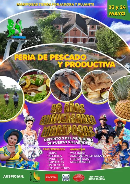 FERIA DEL PESCADO, en Cochabamba, el 23 y 24/mayo.
