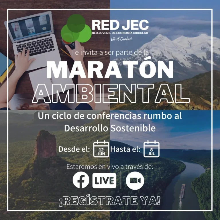 Conferencias MARATÓN AMBIENTAL, virtual, inicia el 12/junio.