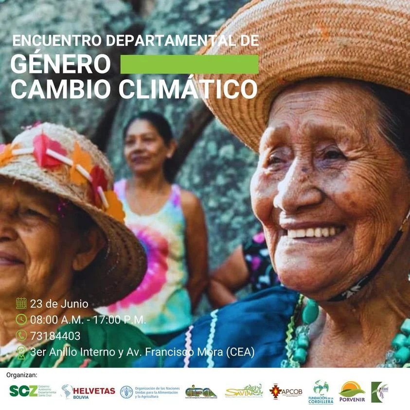 ENCUENTRO GÉNERO Y CAMBIO CLIMÁTICO, en Santa Cruz, el 23/junio. 19_ENCUENTRO-GENERO-1db
