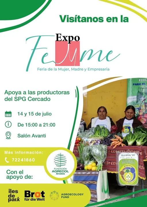 EXPO FEMME, en Cochabamba, el 14 y 15/julio.