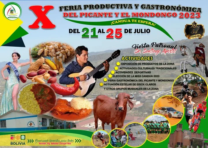 FERIA PRODUCTIVA, en Chuquisaca, del 21 al 25/julio.