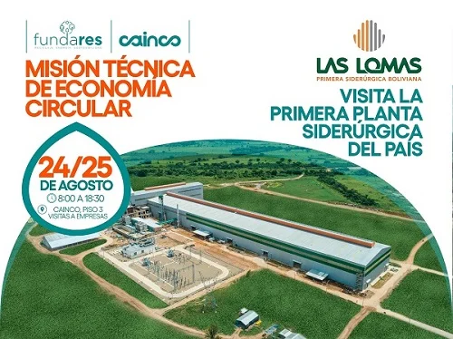 MISIÓN TÉCNICA DE ECONOMÍA CIRCULAR, virtual, el 24 y 25/agosto.
