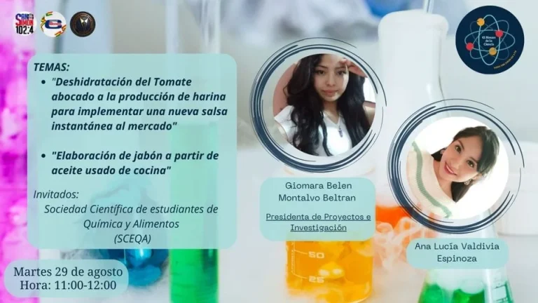 Charlas RINCÓN DE LA CIENCIA, el 29/agosto.