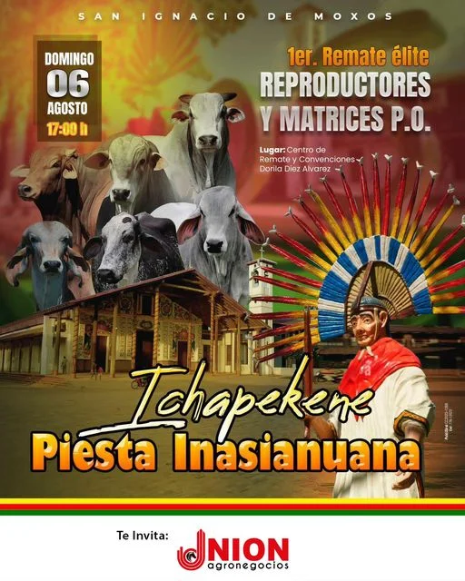 REMATE ÉLITE REPRODUCTORES Y MATRICES, en Santa Cruz, el 6/agosto.