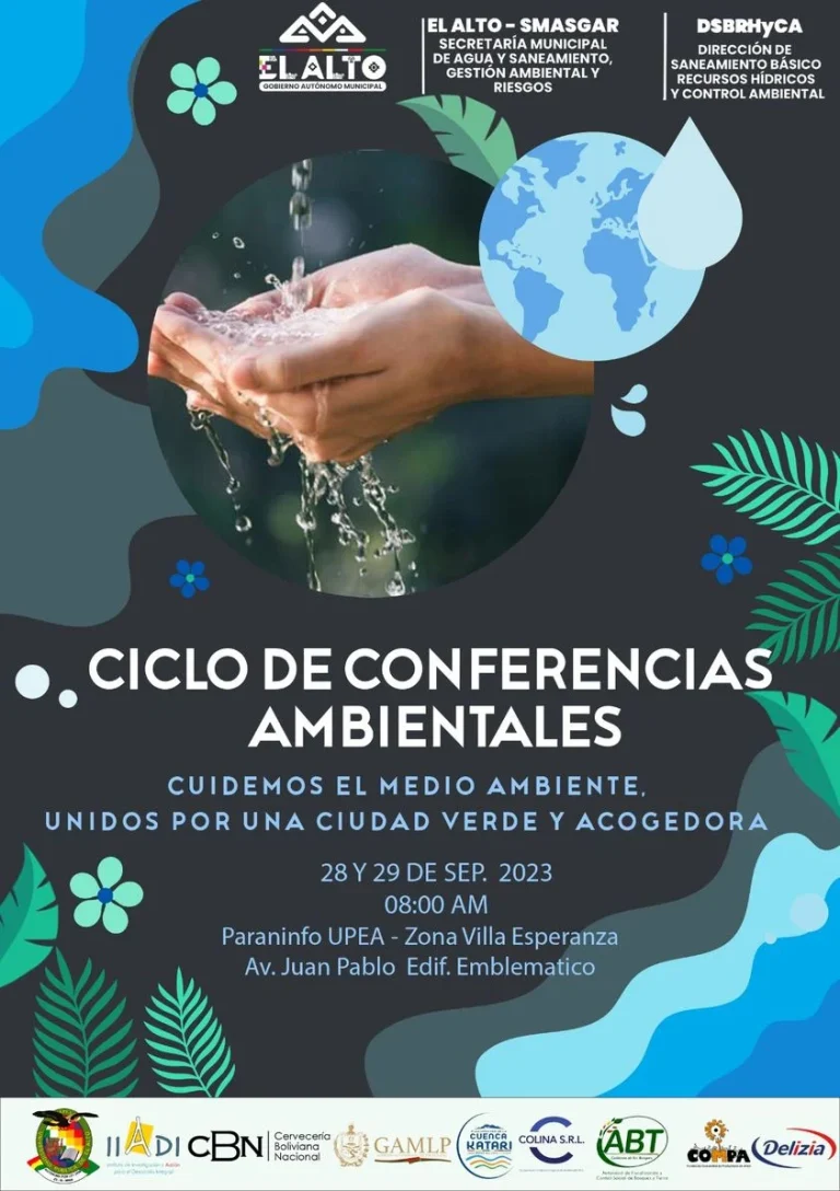 Conferencia AFECTADAS POR CONTAMINACIÓN, en La Paz, el 28 y 29/sept.