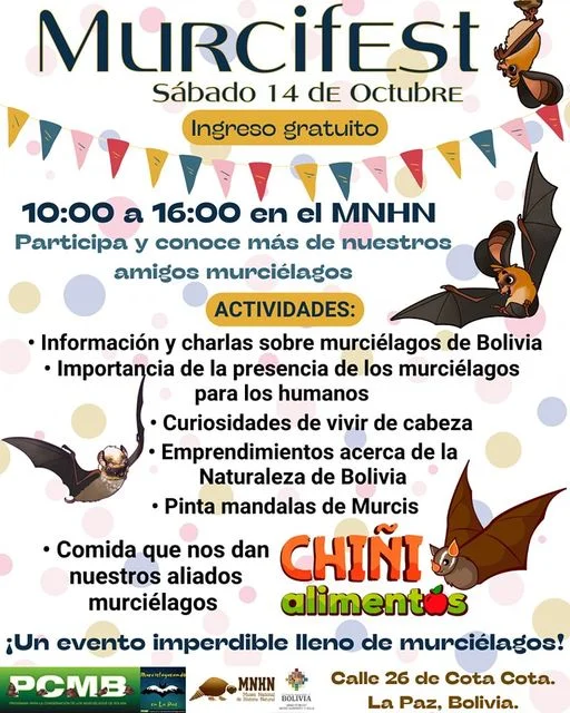 MURCIFEST, en La Paz, el 14/octubre.