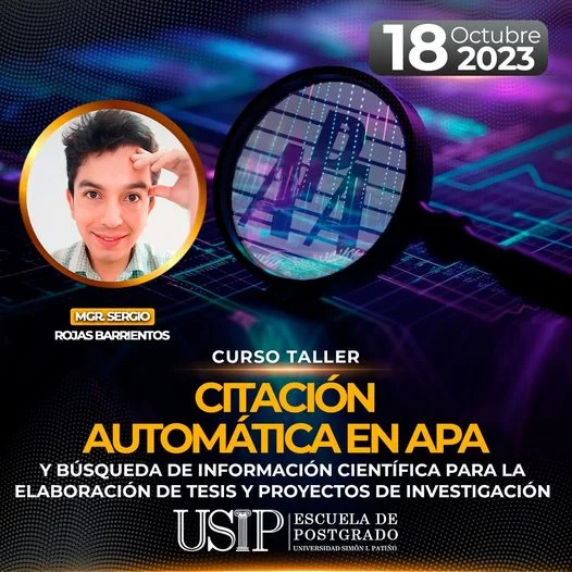 Curso CITACIÓN AUTOMÁTICA EN APA, virtual, el 18/octubre.