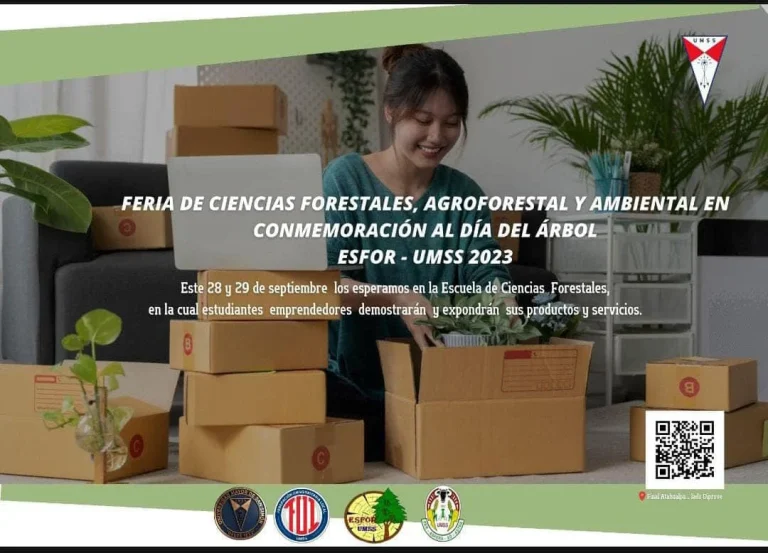 Feria CIENCIAS FORESTALES, en Cochabamba, el 28 y 29/sept.