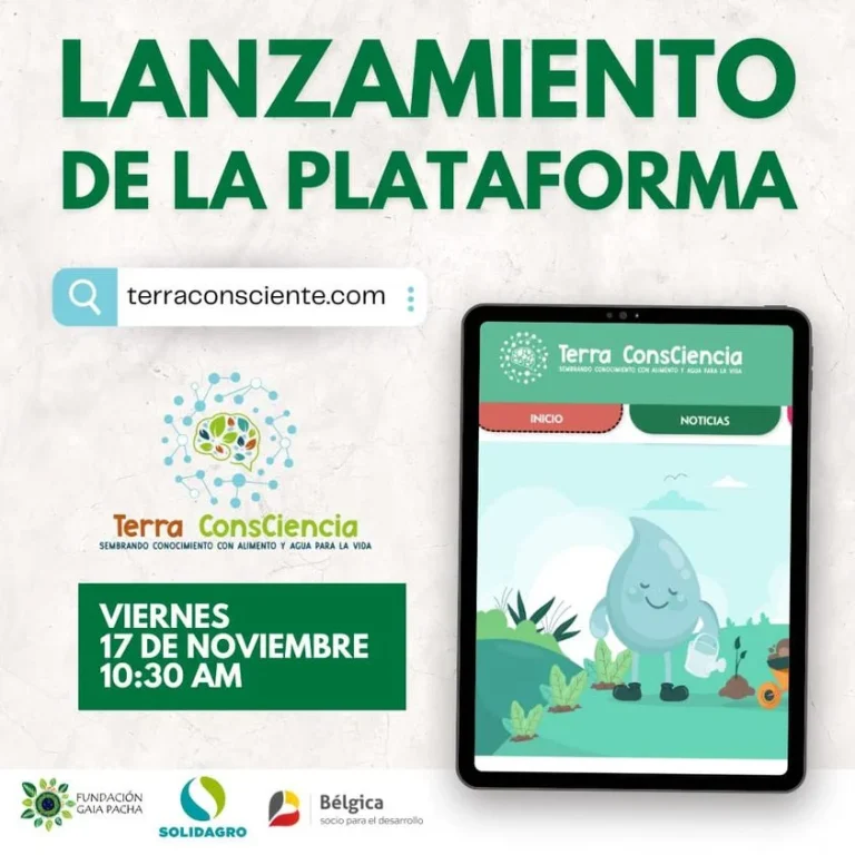 Lanzamiento PLATAFORMA TERRA CONSCIENCIA, en Cochabamba, el 17/nov.