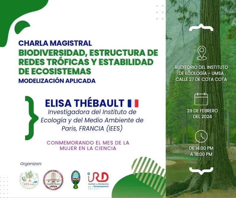 Charla ANFIBIOS Y REPTILES DE LOS VALLES DE BOLIVIA, en La Paz, el 29-feb.