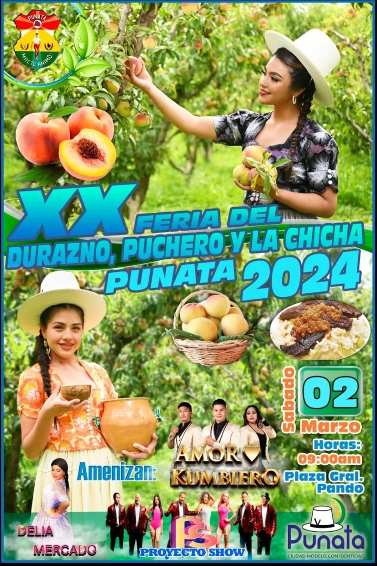FERIA DEL DURAZNO, EL PUCHERO, en Cochabamba, el 2-marzo