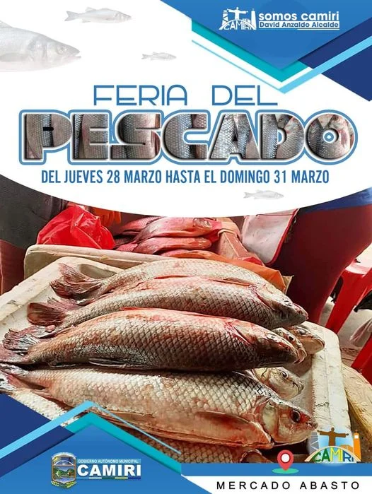 FERIA DEL PESCADO, en Santa Cruz, del 28 al  31-marzo