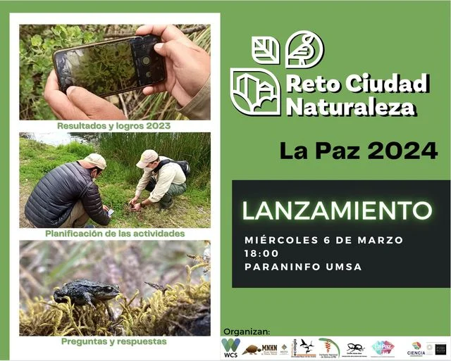 Lanzamiento RETO CIUDAD NATURALEZA, en La Paz, el 6-maro