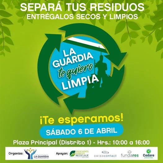 Campaña RESIDUOS DOMICILIARIOS, en Santa Cruz, el 6-abril