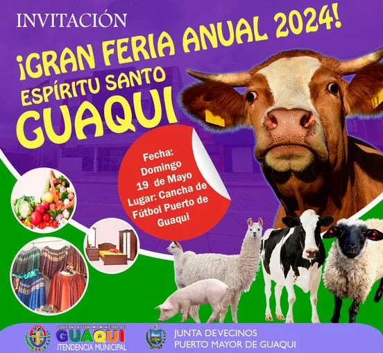 FERIA ANUAL EN GUAQUI, en La Paz, el 18-mayo