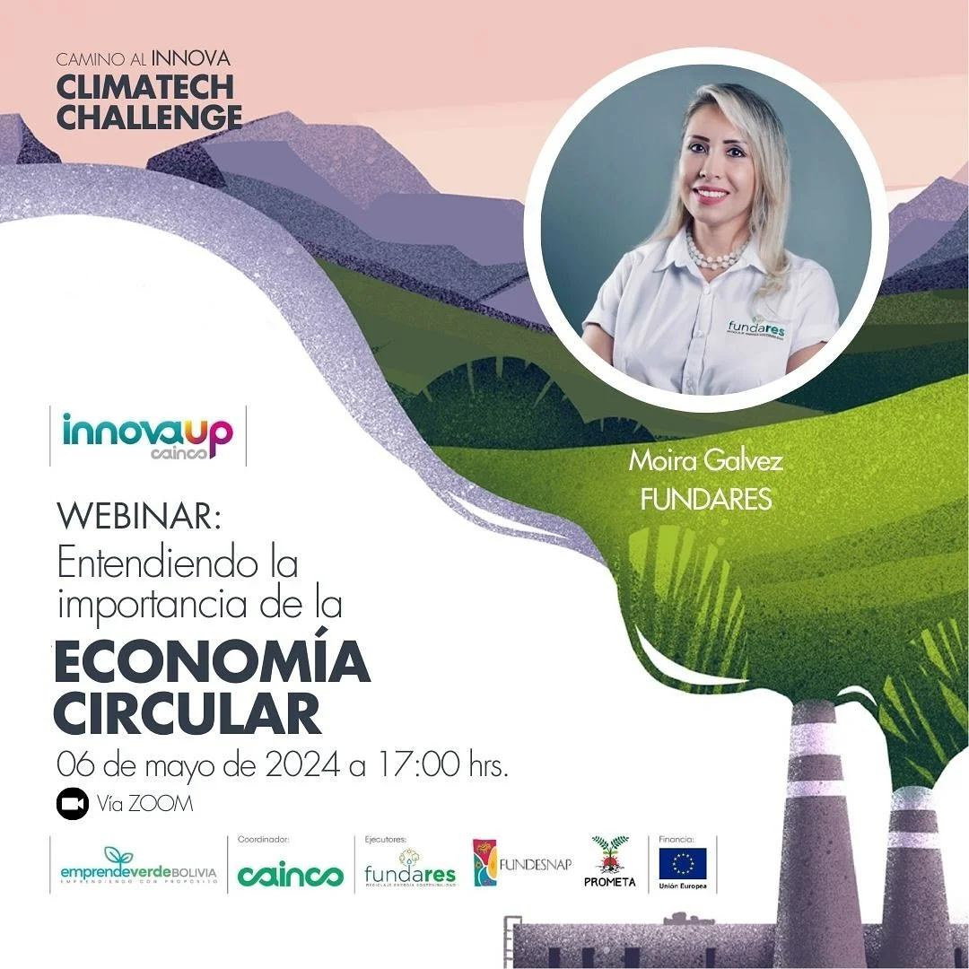 Seminario ECONOMÍA CIRCULAR, en Santa Cruz, el 6-mayo