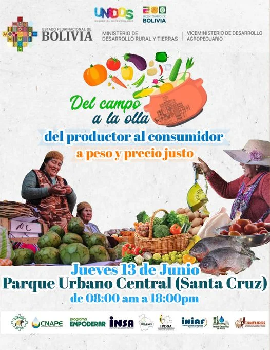 FERIA DEL CAMPO A LA OLLA, en Santa Cruz, el 13-junio