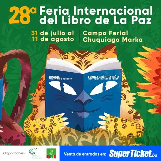 FERIA INTERNACIONAL DEL LIBRO, en La Paz, del 31-julio al 11-agosto