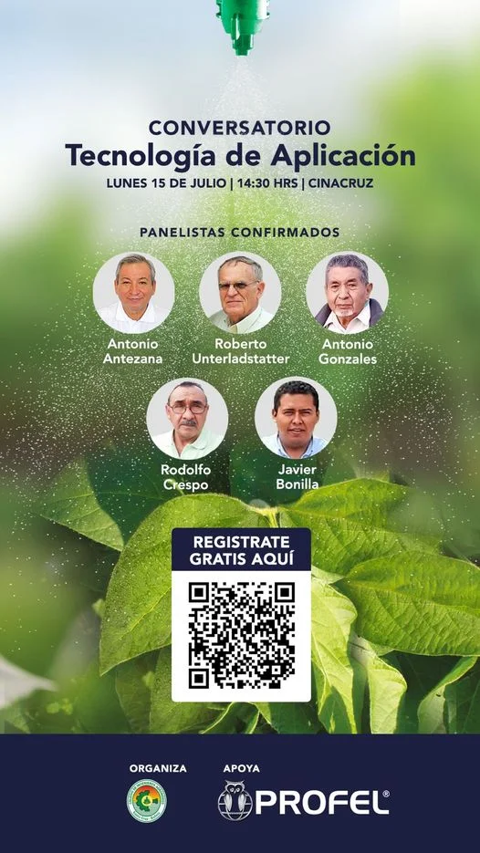Conversatorio TECNOLOGÍA DE APLICACIÓN, en Santa Cruz, el 15-julio