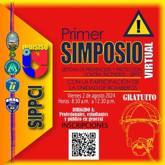 Simposio SISTEMAS DE PREVENCIÓN Y PROTECCIÓN CONTRA INCENDIOS, virtual, el 2-agosto