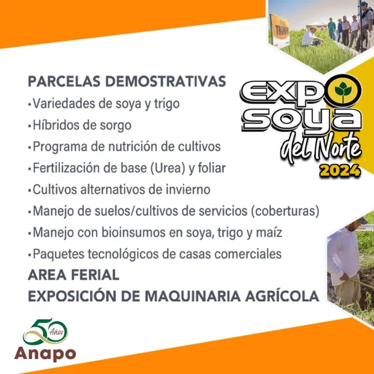 EXPOSOYA del norte 2024, en Santa Cruz, el 4-sept.