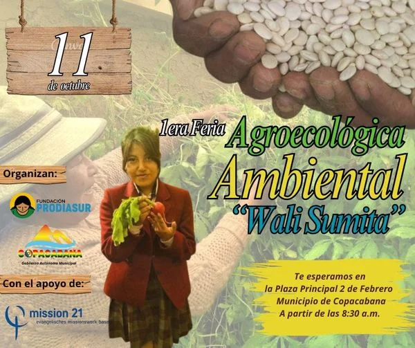 FERIA AGROECOLÓGICA AMBIENTAL, en La Paz, el 11-octubre