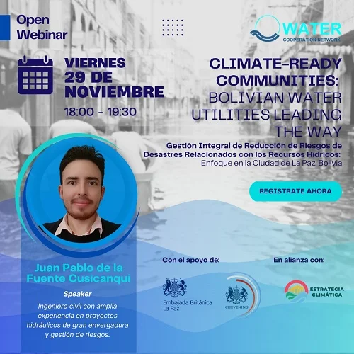 Seminario GESTIÓN INTEGRAL DE REDUCCIÓN DE RIESGOS DE DESASTRES, en La Paz, el 29-nov.